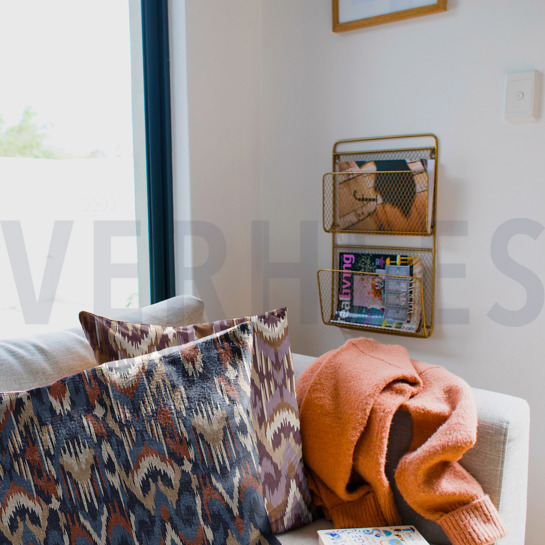 CANVAS ABSTRAKT AUBERGINE #7