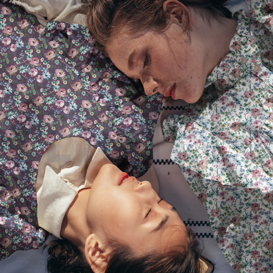 POPLIN DIGITAL FLOWERS DARK PURPLE #7