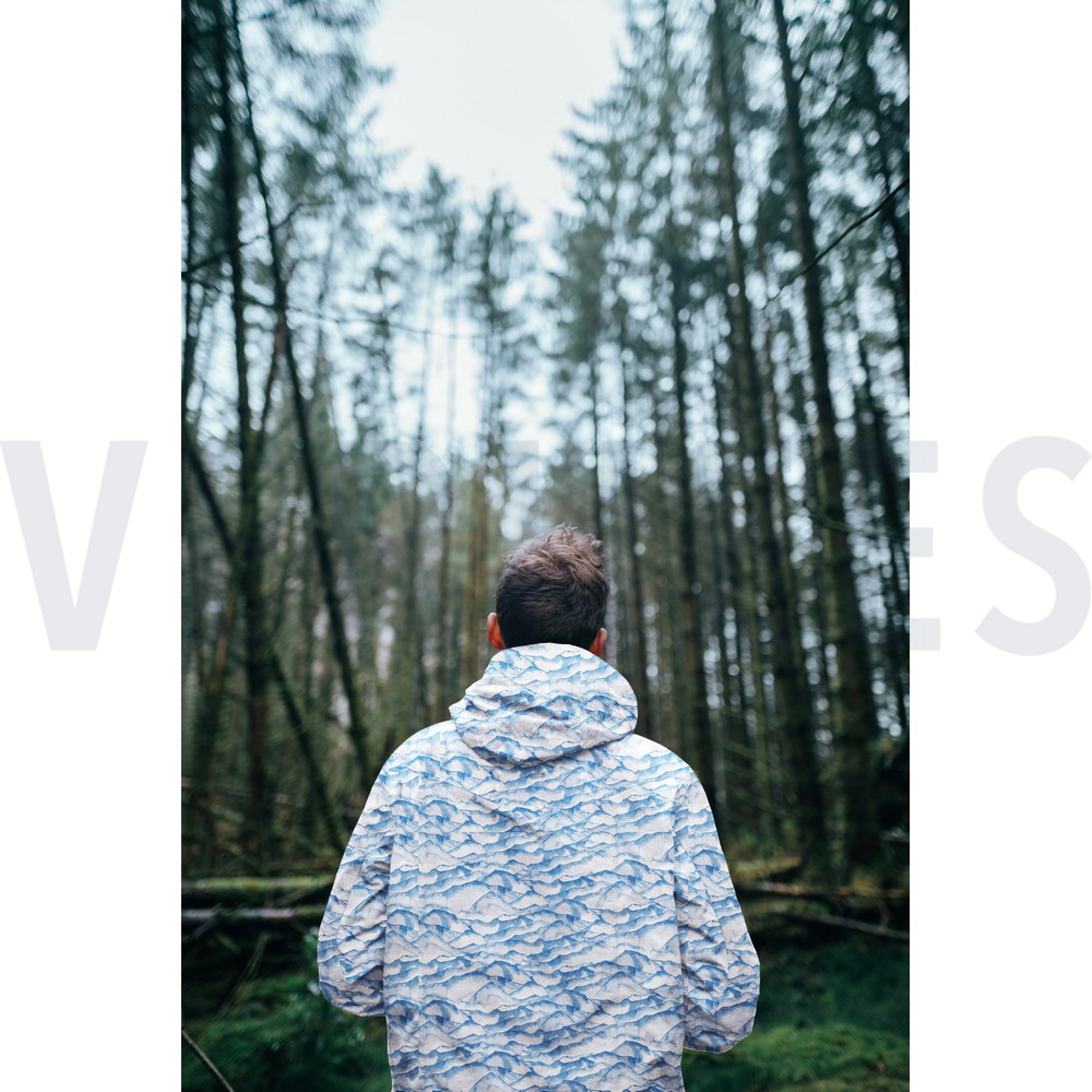 SOFTSHELL DIGITAL MOUNTAINS WHITE / LIGHT BLUE (high resolution) #7