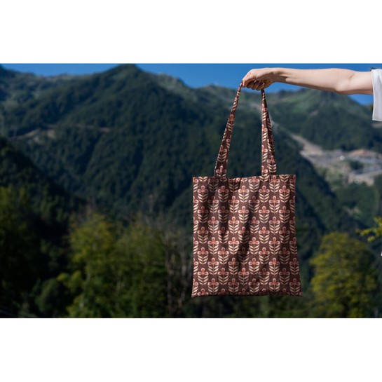 CANVAS FLOWERS OLD GREEN #7