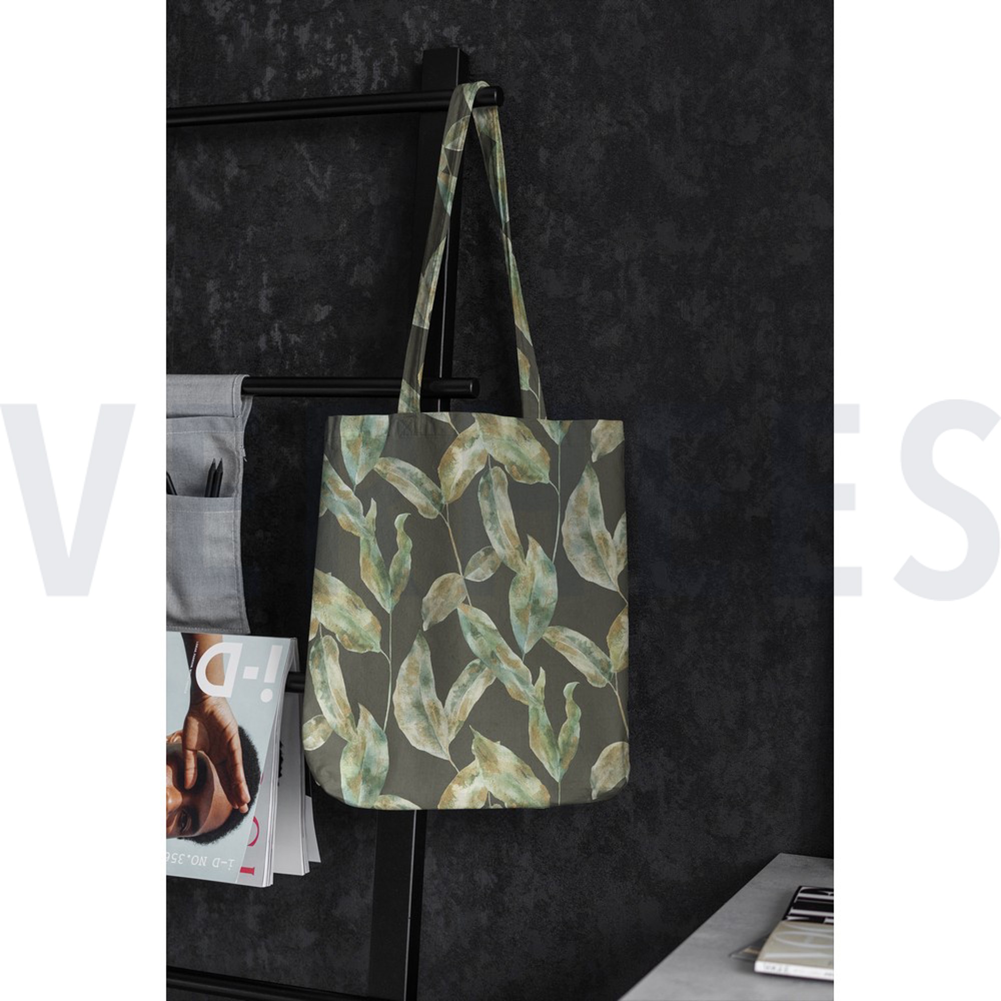 CANVAS DIGITAL LEAVES OFF WHITE (high resolution) #7