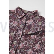 DOUBLE GAUZE DIGITAL FLOWERS WHITE (thumbnail) #7