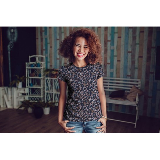 JERSEY DIGITAL PAISLEY BLUMEN WEISS / LILA #7