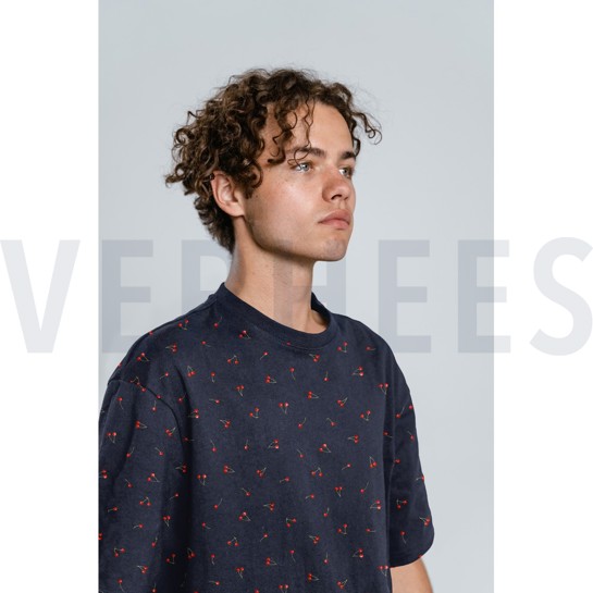 JERSEY DIGITAL FRÜCHTE MARINEBLAU #7