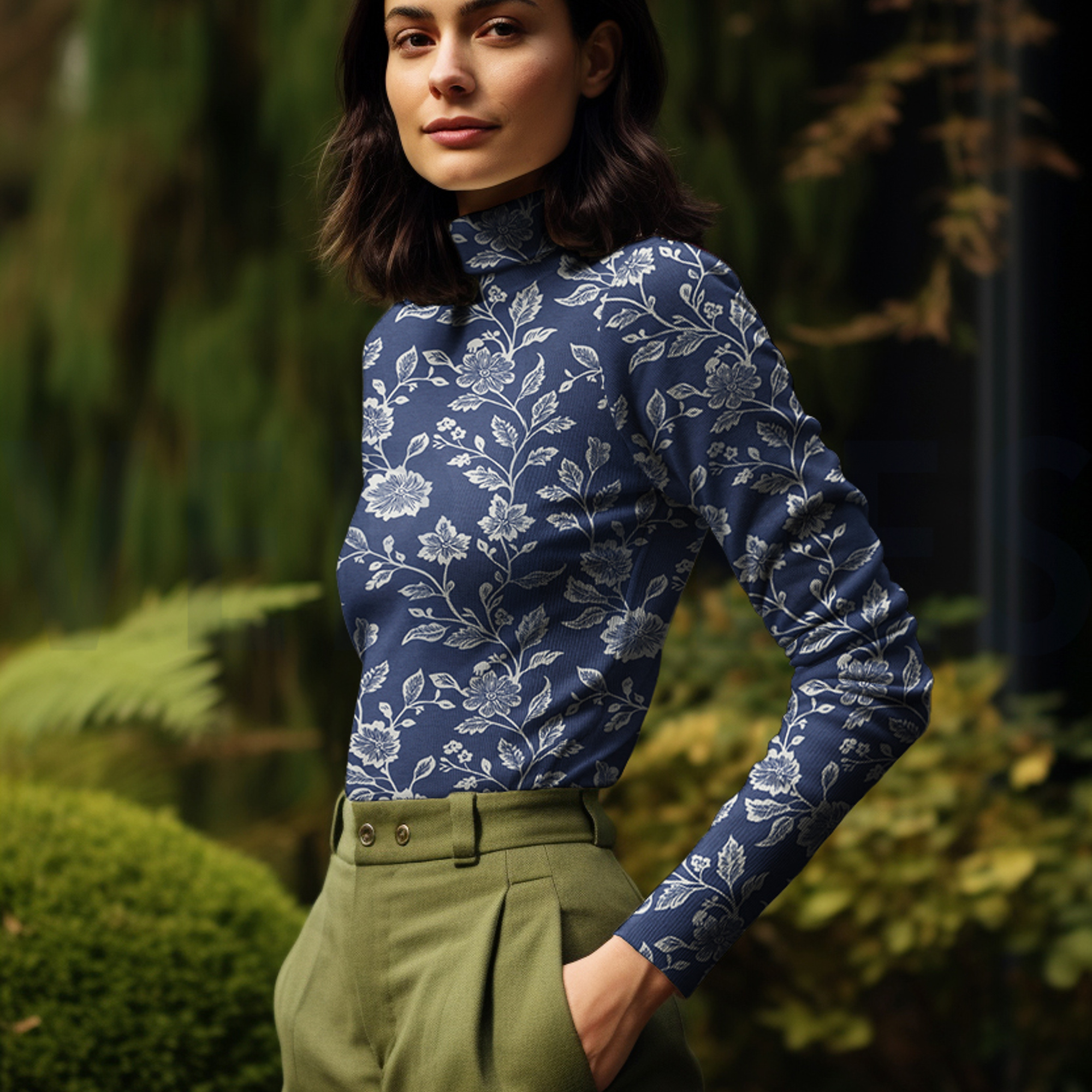 VISCOSE JERSEY FLOWERS BLUE (high resolution) #7