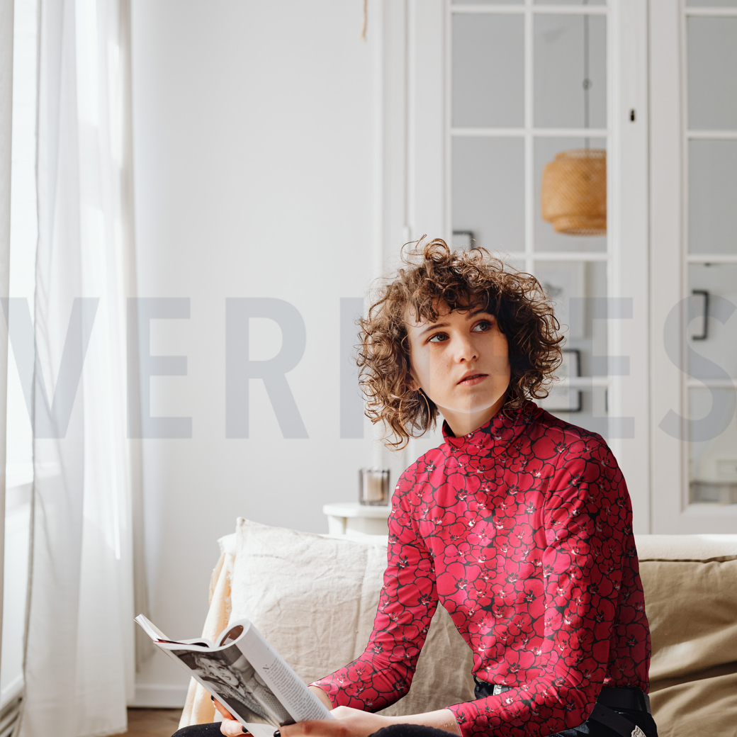 VISCOSE JERSEY DIGITAL FLOWERS RED #7