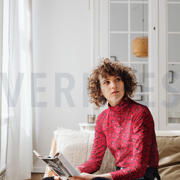 VISCOSE JERSEY DIGITAL FLOWERS RED (thumbnail) #7
