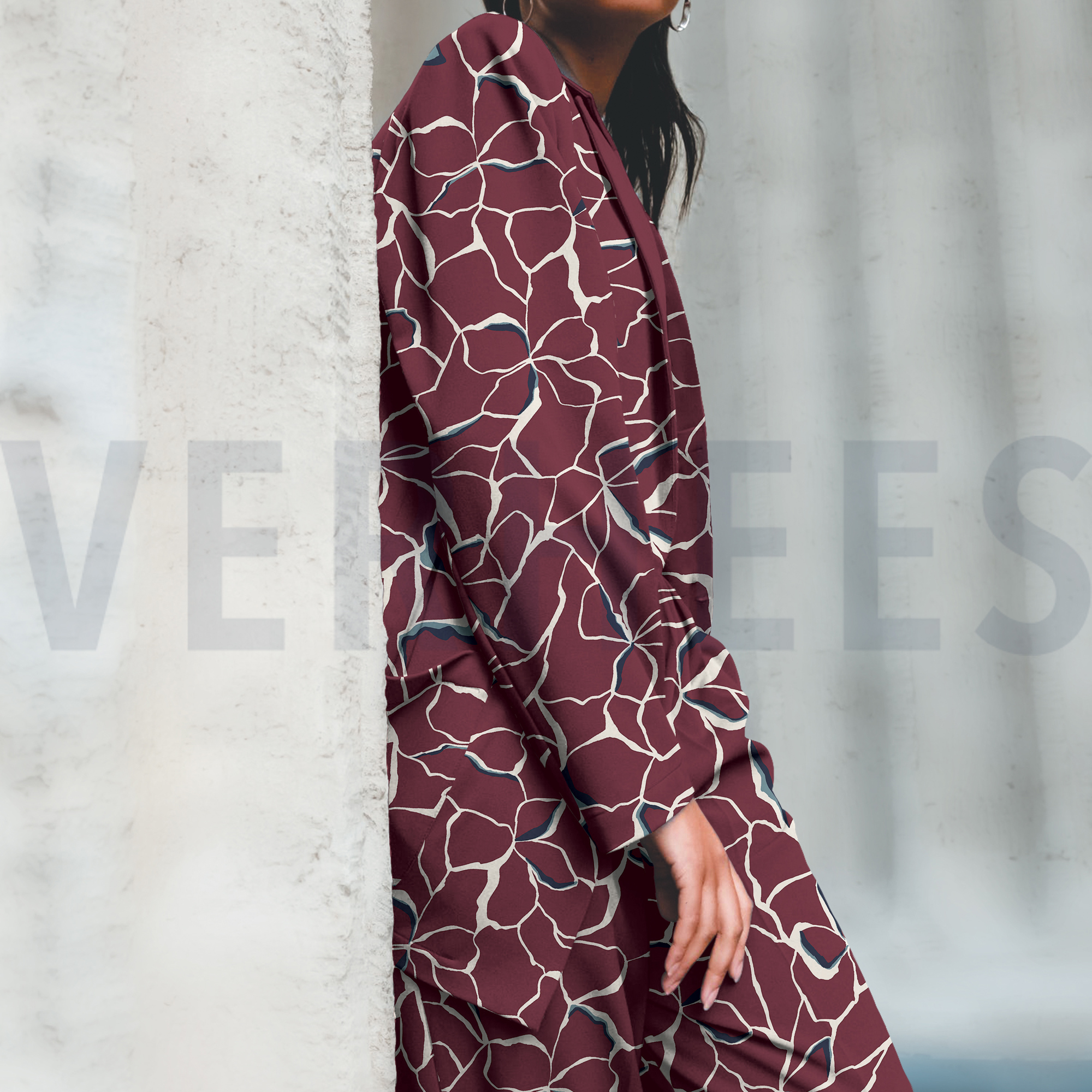 VISCOSE ROSELLA STRETCH FLOWERS BLACK (high resolution) #7