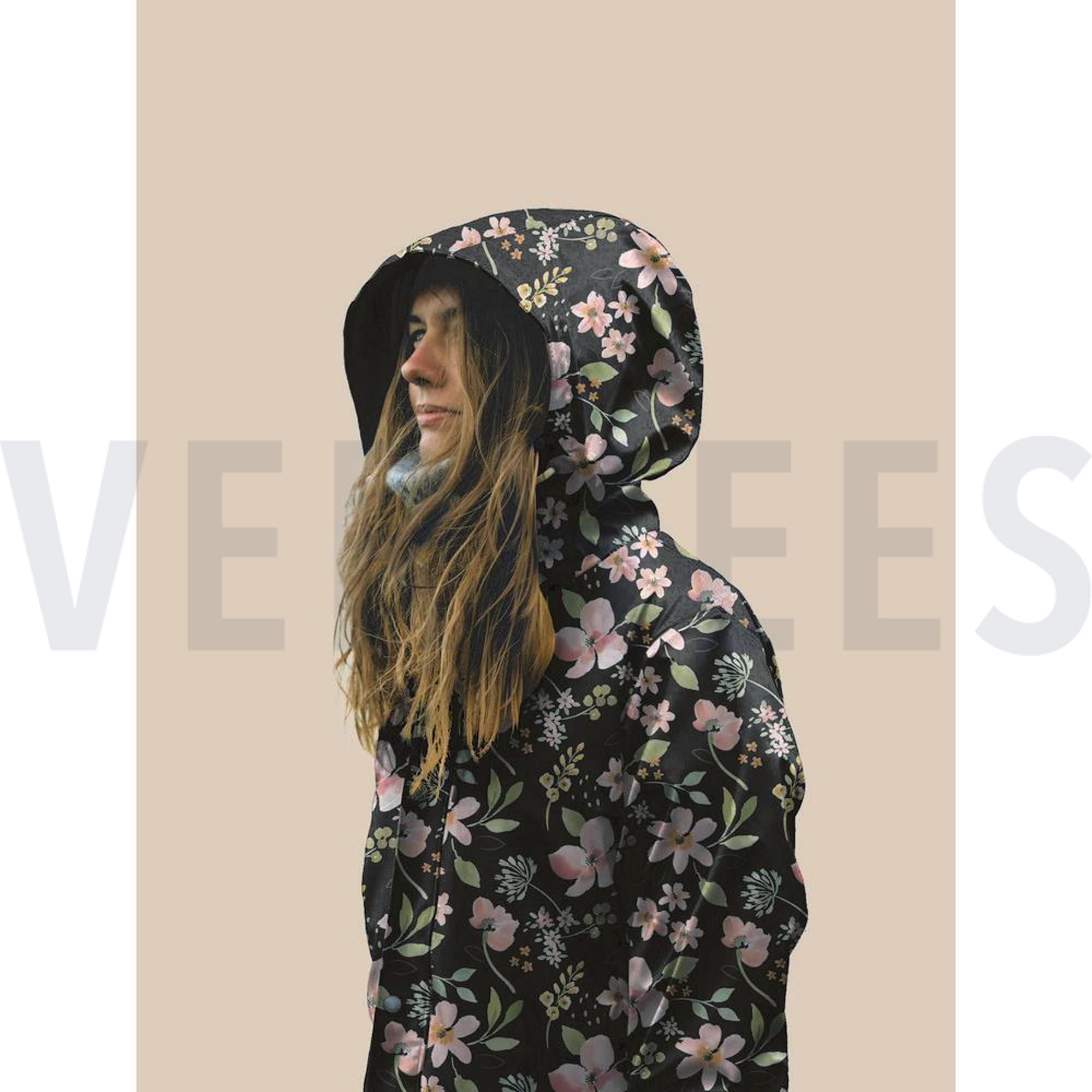 SOFTSHELL DIGITAL FLOWERS BLACK (high resolution) #7