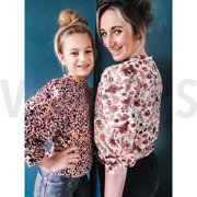 LINEN JERSEY DIGITAL FLOWERS GREY (thumbnail) #7