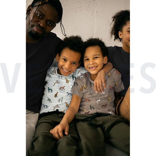 JERSEY MELANGE HUNDE TAUPE #7