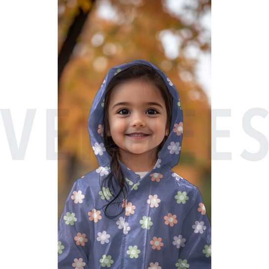 RAINCOAT FLOWERS JEANS #7