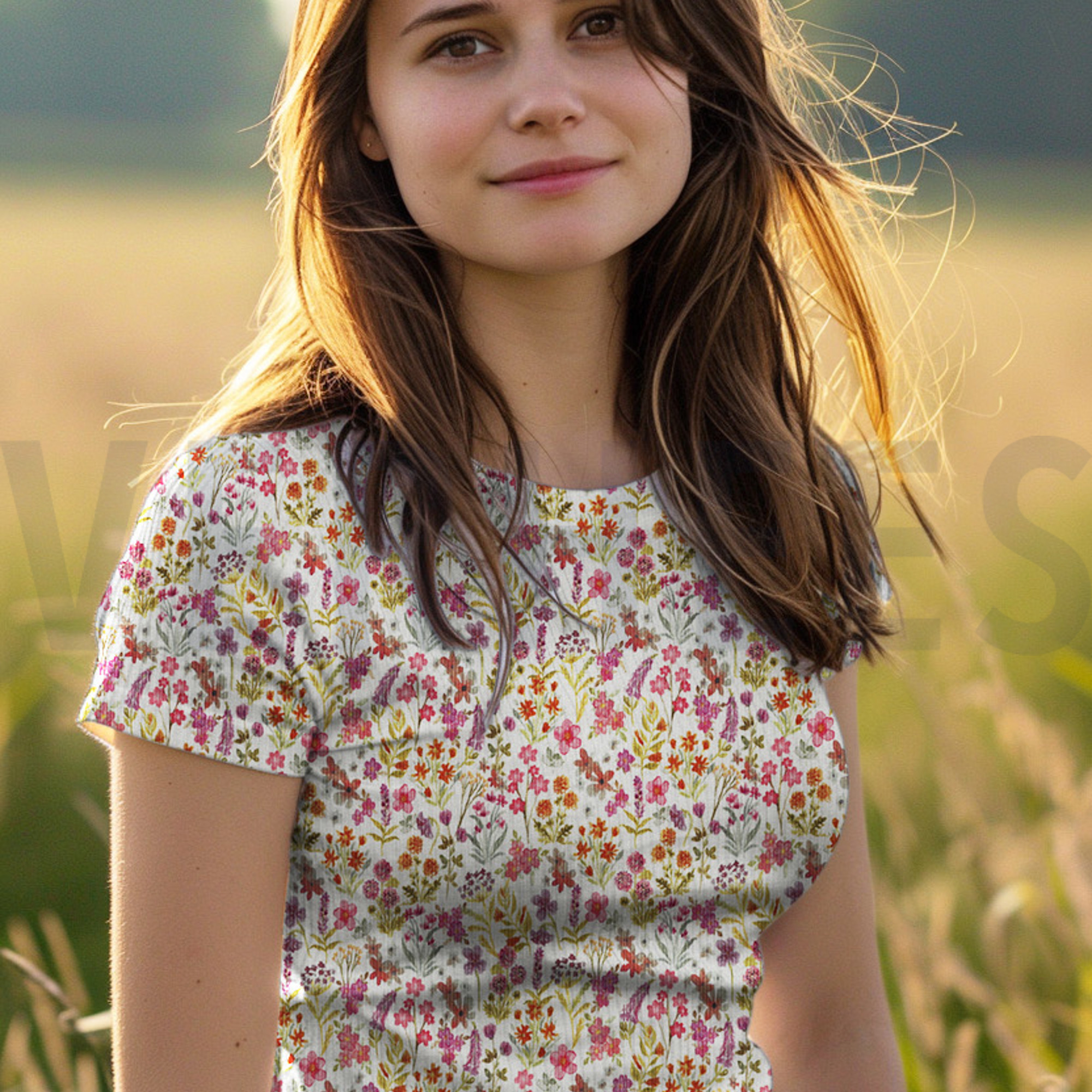 RIB JERSEY DIGITAL FLOWERS COBALT (high resolution) #7