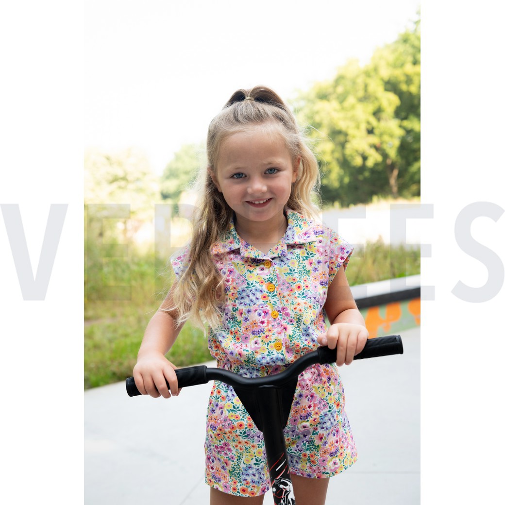 JERSEY DIGITAL FLOWERS MULTICOLOUR #7