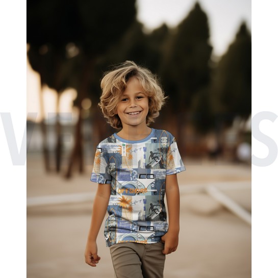 JERSEY DIGITAL BEACH BLUE #7