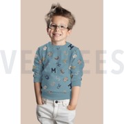 JERSEY MELANGE COOL MONSTERS ANTHRACITE MELANGE (thumbnail) #7