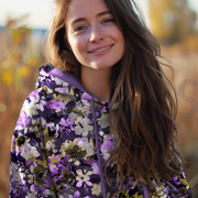 SWEAT DIGITAL FLOWERS PURPLE (thumbnail) #7