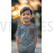 JERSEY MELANGE BEARS LIGHT SAND (thumbnail) #7