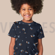 BAMBOO COTTON JERSEY GRAPHIC WHITE (thumbnail) #7