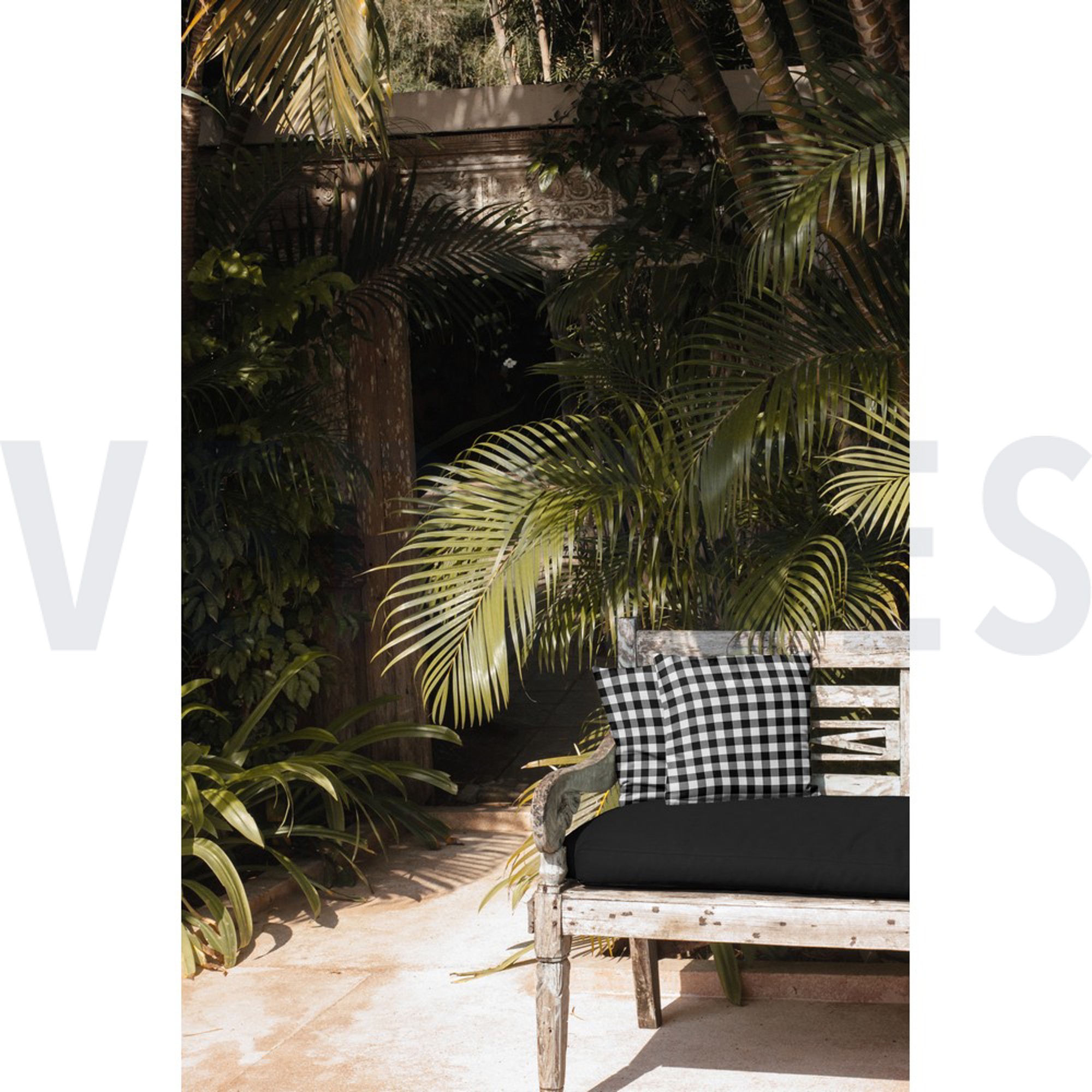 CANVAS WATERPROOF CHECK GREY (high resolution) #7