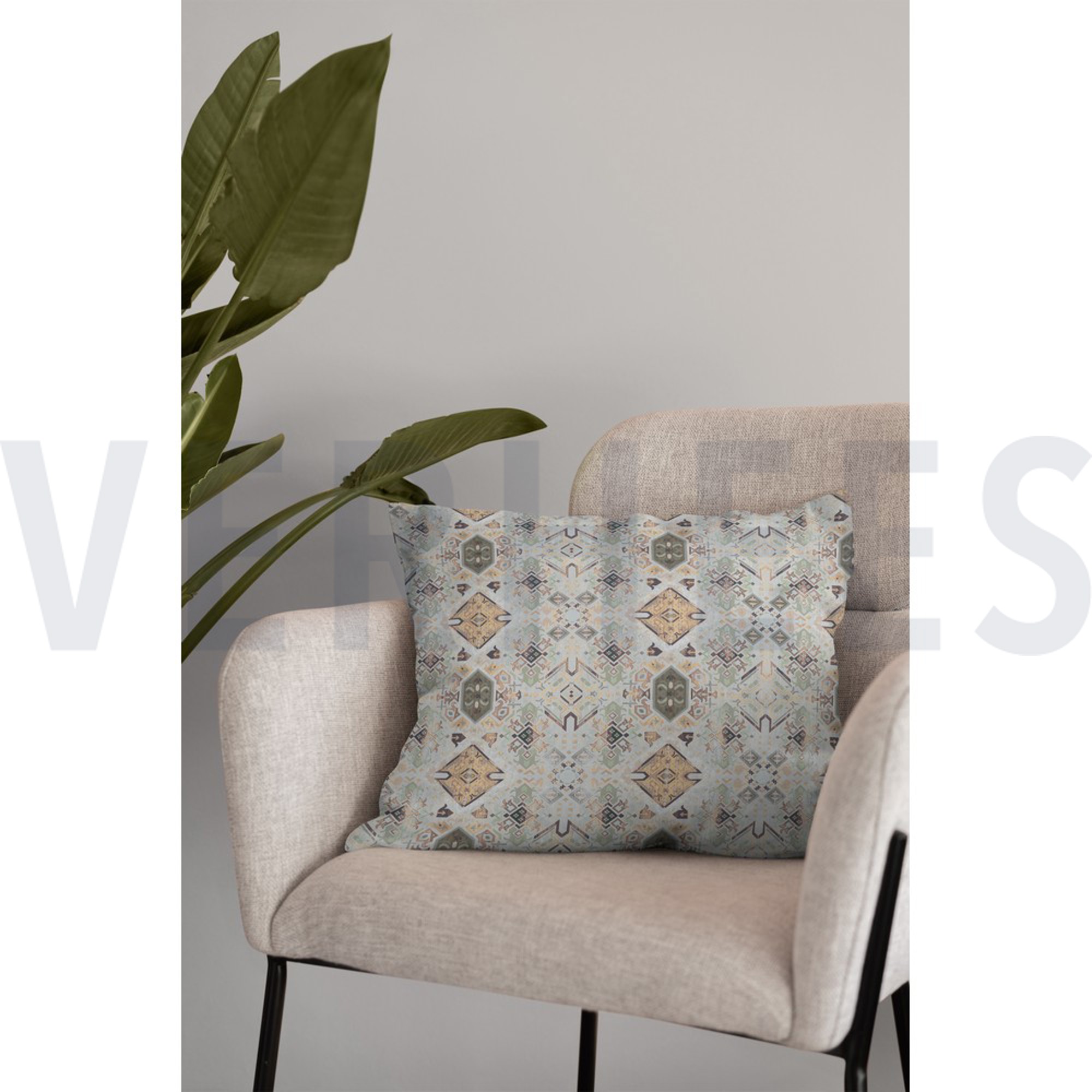 CANVAS DIGITAL GEOMETRIC BEIGE (high resolution) #7