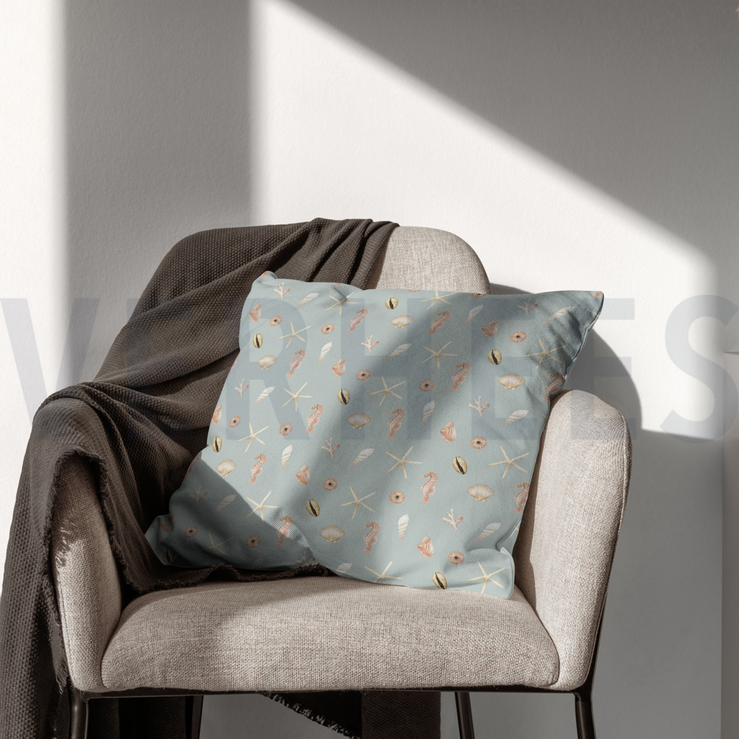 CANVAS DIGITAL SHELLS LINEN ECRU #7