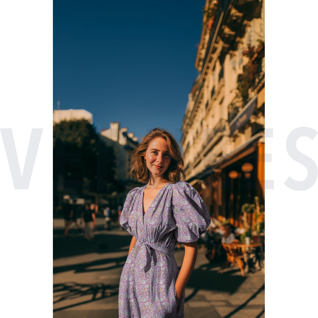 HANDCRAFTED BLOCK-PRINTED COTTON PAISLEY PINK #7