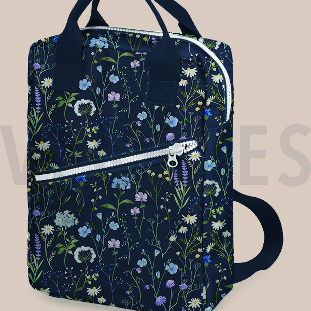 CANVAS DIGITAL FLOWERS OLD ROSE #7