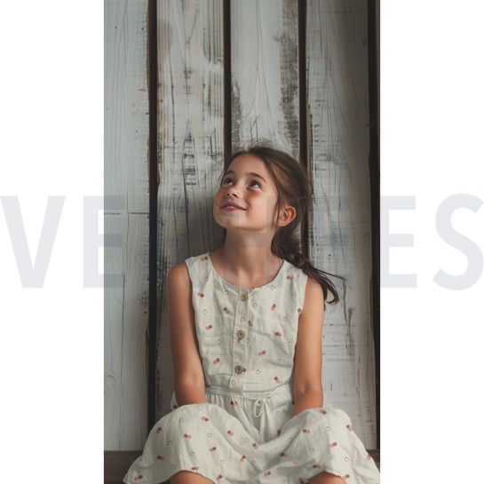 POPLIN GOTS NATURAL APPLES NATURAL #7