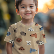 WAFFLE JERSEY DOGS LIGHT BROWN (thumbnail) #7