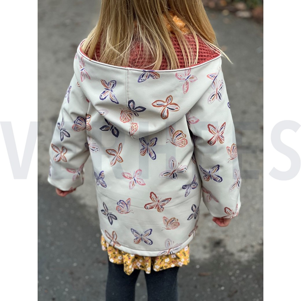 SOFTSHELL DIGITAL BUTTERFLY WHITE #7