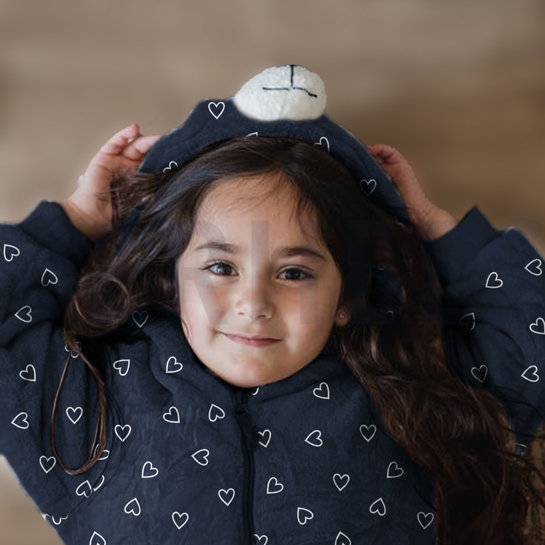 NICKI VELOURS GLITZER HERZEN MAUVE #7