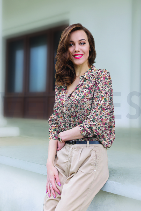 VISCOSE LUREX FLOWERS BLACK/ HONEY #7