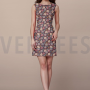 VISCOSE ROSELLA STRETCH FLOWERS BLACK (thumbnail) #7