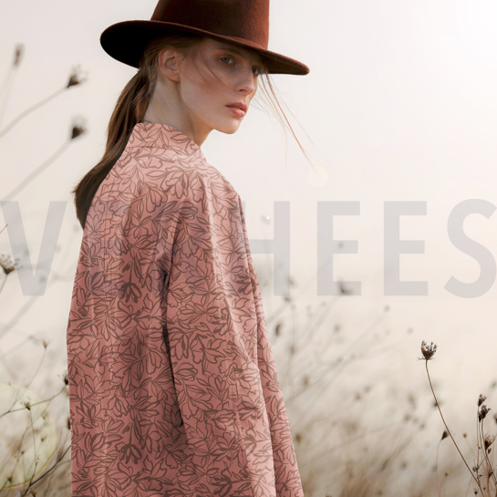 LINEN VISCOSE WASHED NAVY #7