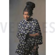 LINEN VISCOSE WASHED FLOWERS BRIQUE (thumbnail) #7
