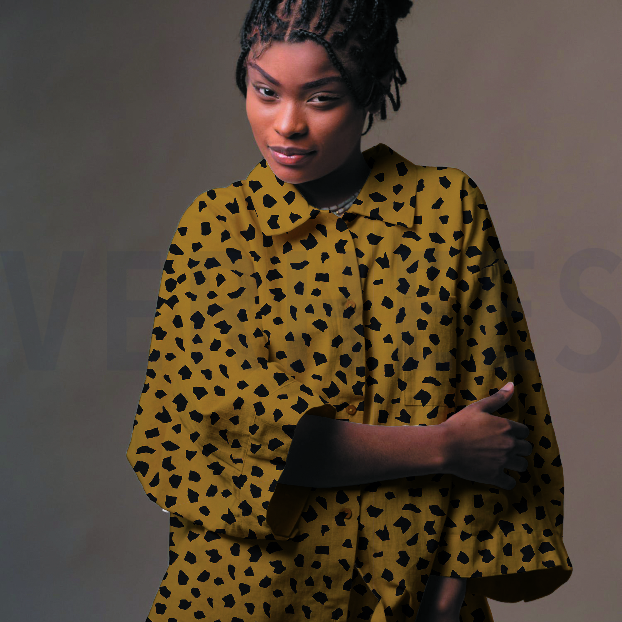 LINEN VISCOSE WASHED DOTS WHITE (high resolution) #7