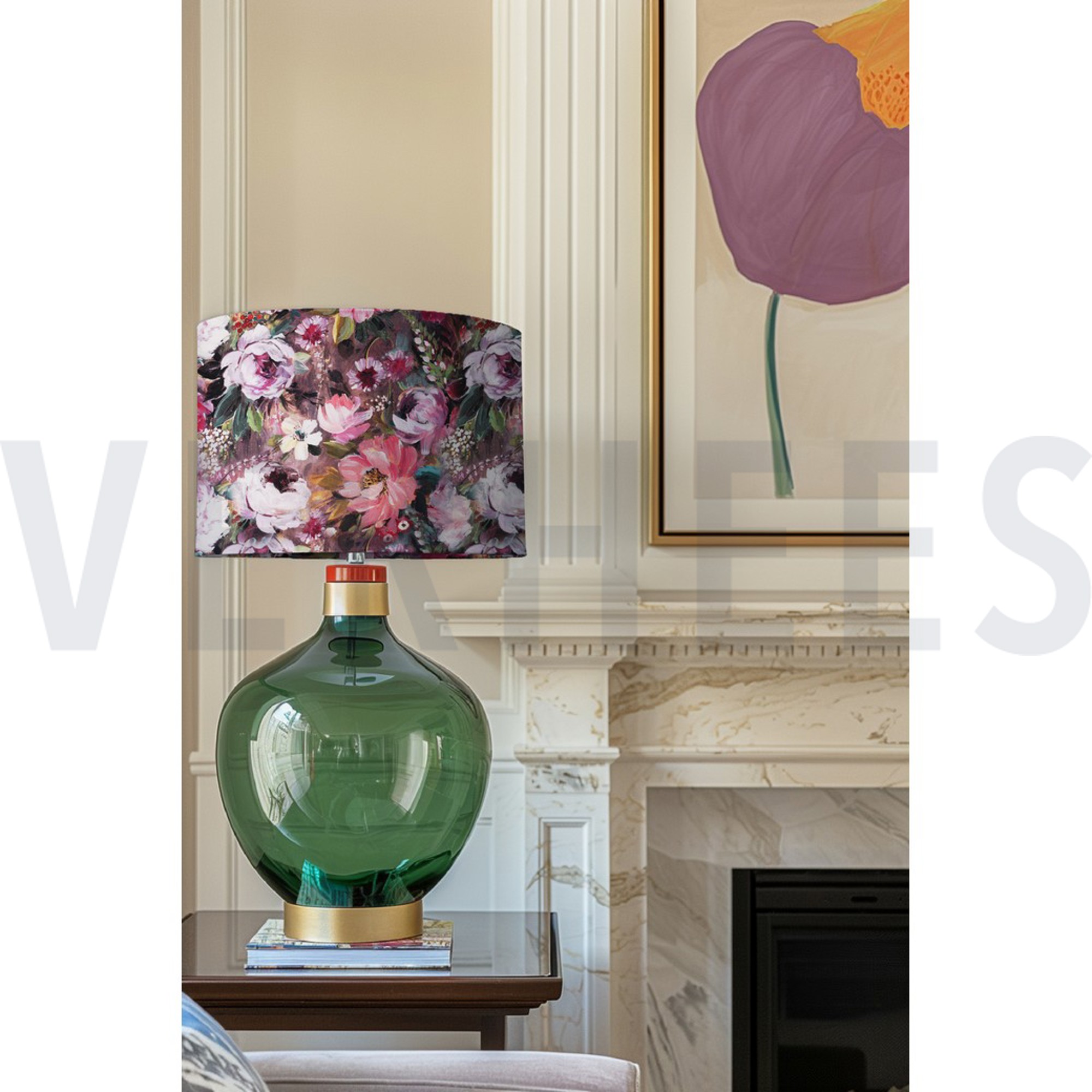 CANVAS DIGITAL FLOWERS MAUVE (high resolution) #7