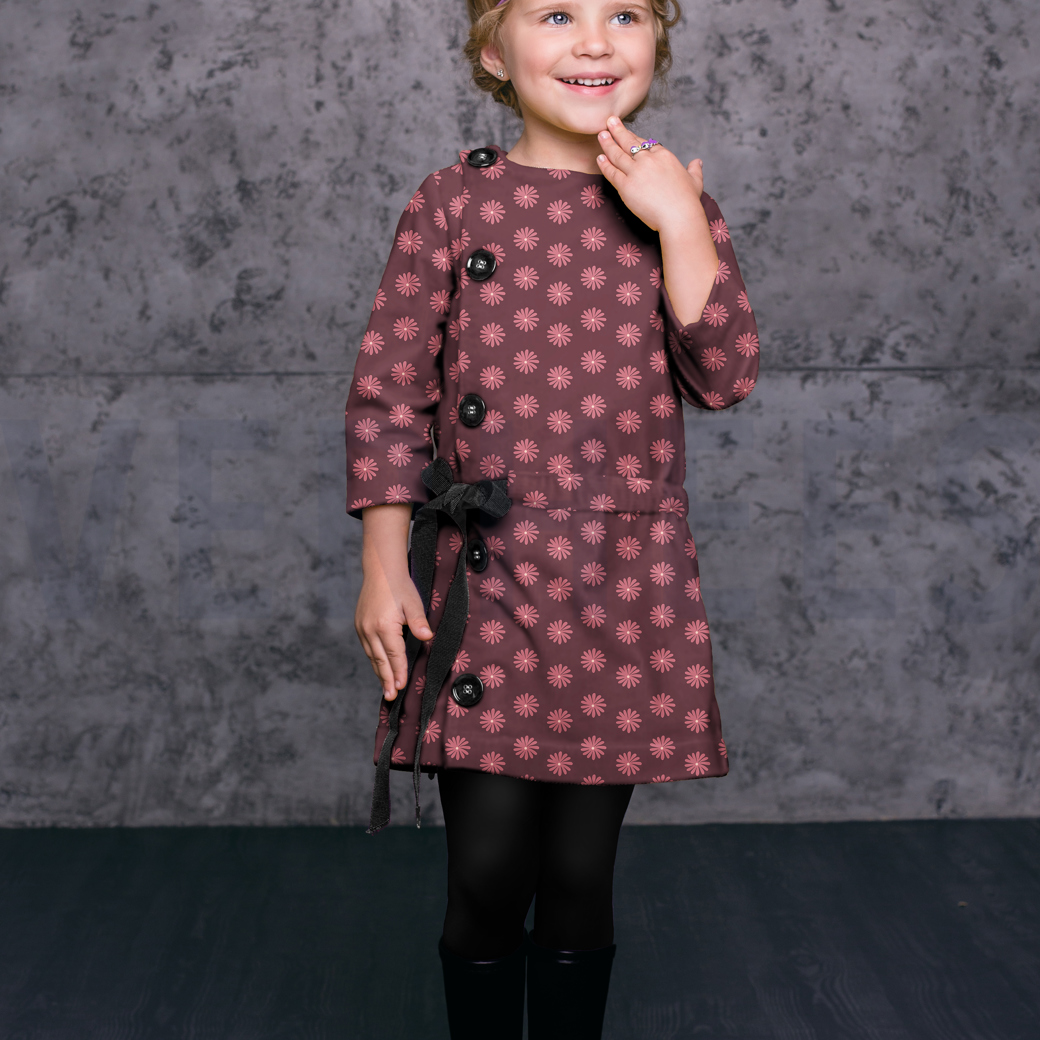 WASHED CORDUROY FLOWERS BLUSH #7
