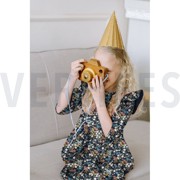 POPLIN GLITTER FLOWERS WHITE (thumbnail) #7