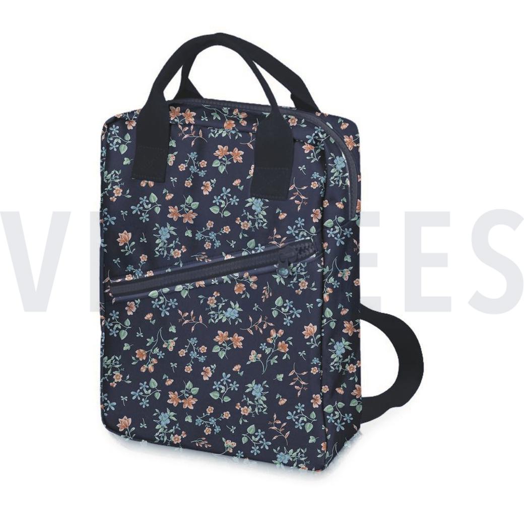 CANVAS WATERPROOF FLOWERS WHITE #7