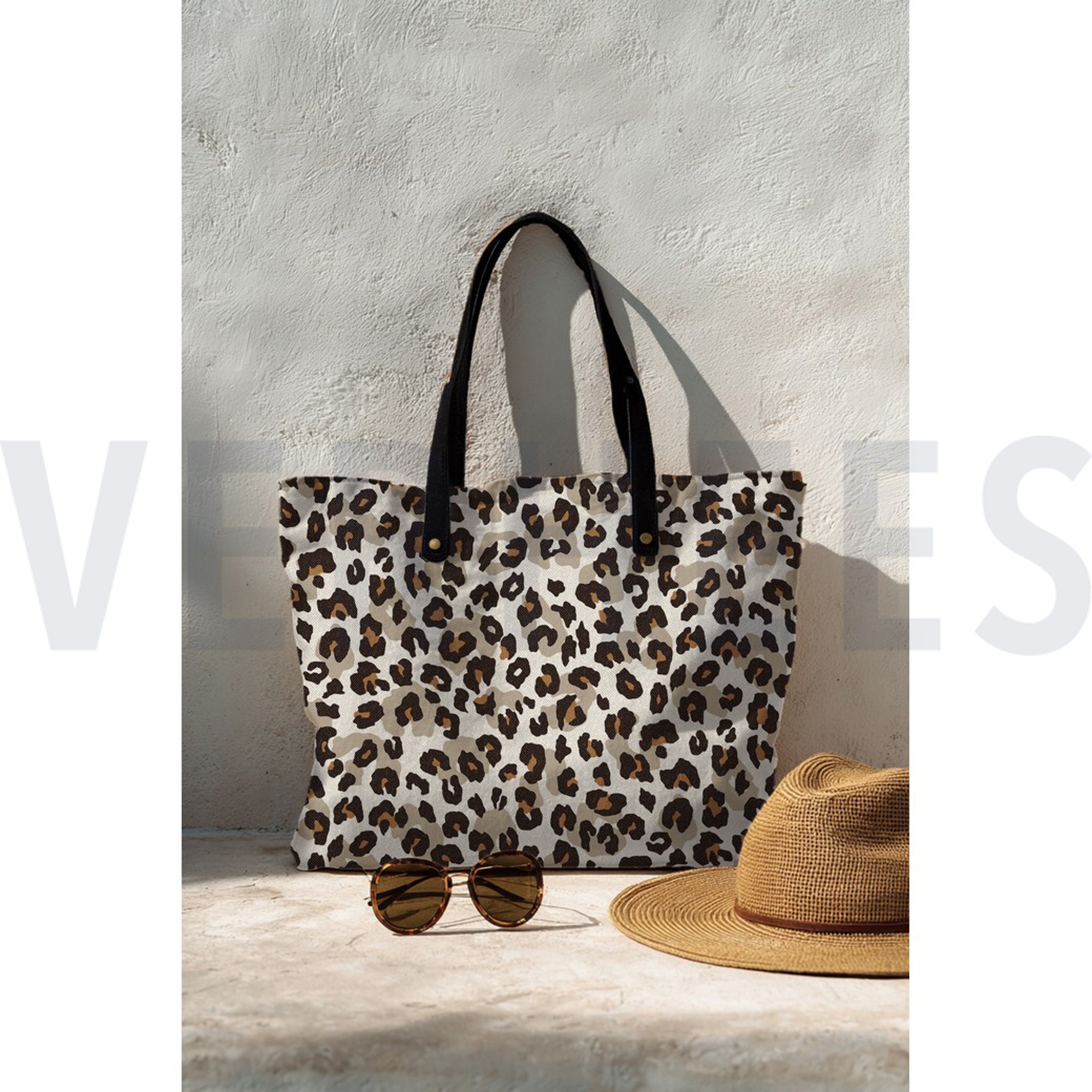 CANVAS LINEN LOOK ANIMAL SKIN NATURAL (high resolution) #7