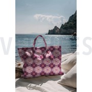 CANVAS SLUB DIGITAL ORNAMENT LAVENDER (thumbnail) #7