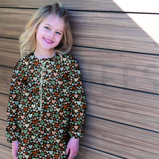 VELOURS MILLERAIES COEURS VERT FORÊT #7