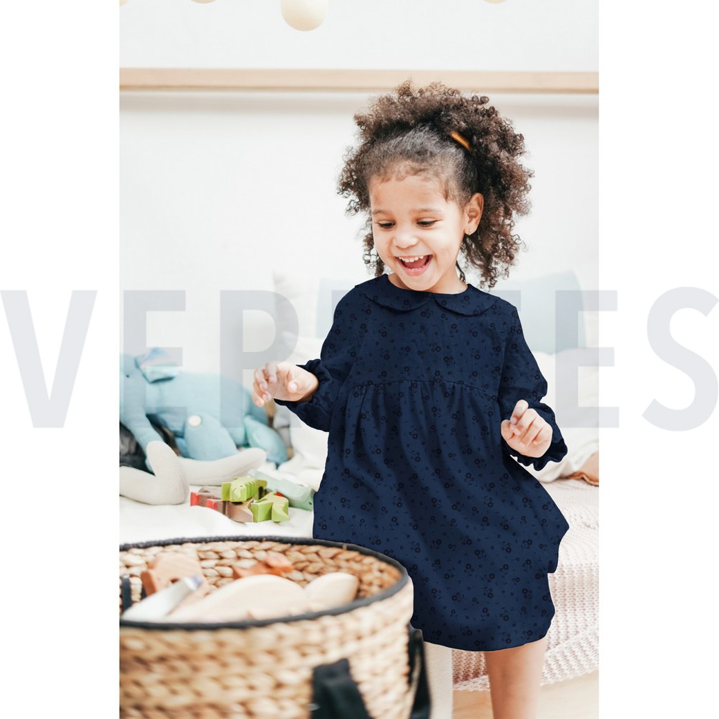 BABYCORD GLITTER SMALL FLOWERS BLUSH #7
