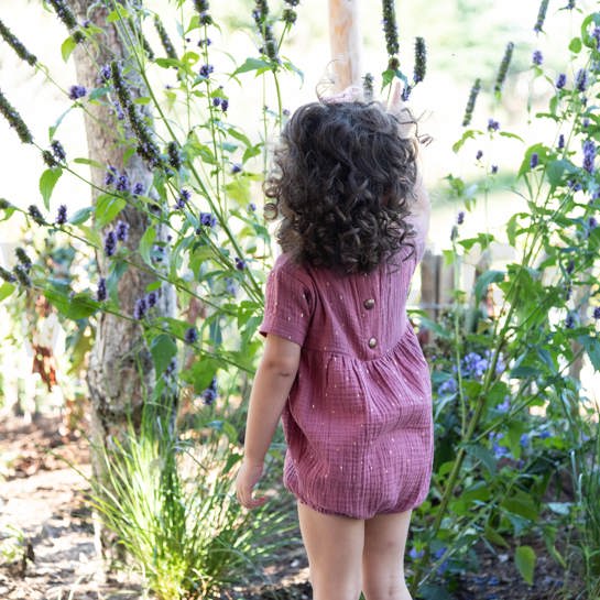 DOUBLE GAUZE FOIL STRIPES ECRU/GOLD #7