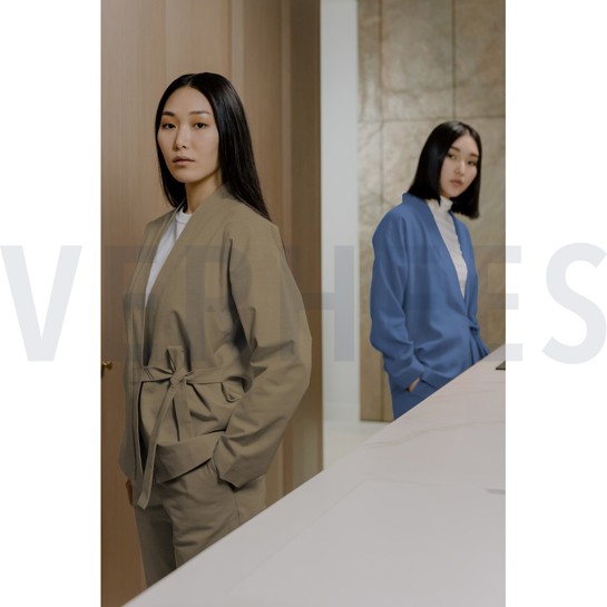 STRETCH TWILL BLAU #7