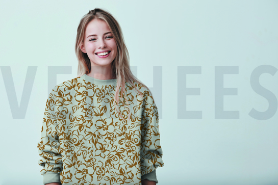 SOFT SWEAT FLOWERS OLD ROSE #7