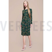 JERSEY DIGITAL FLOWERS PETROL (thumbnail) #7