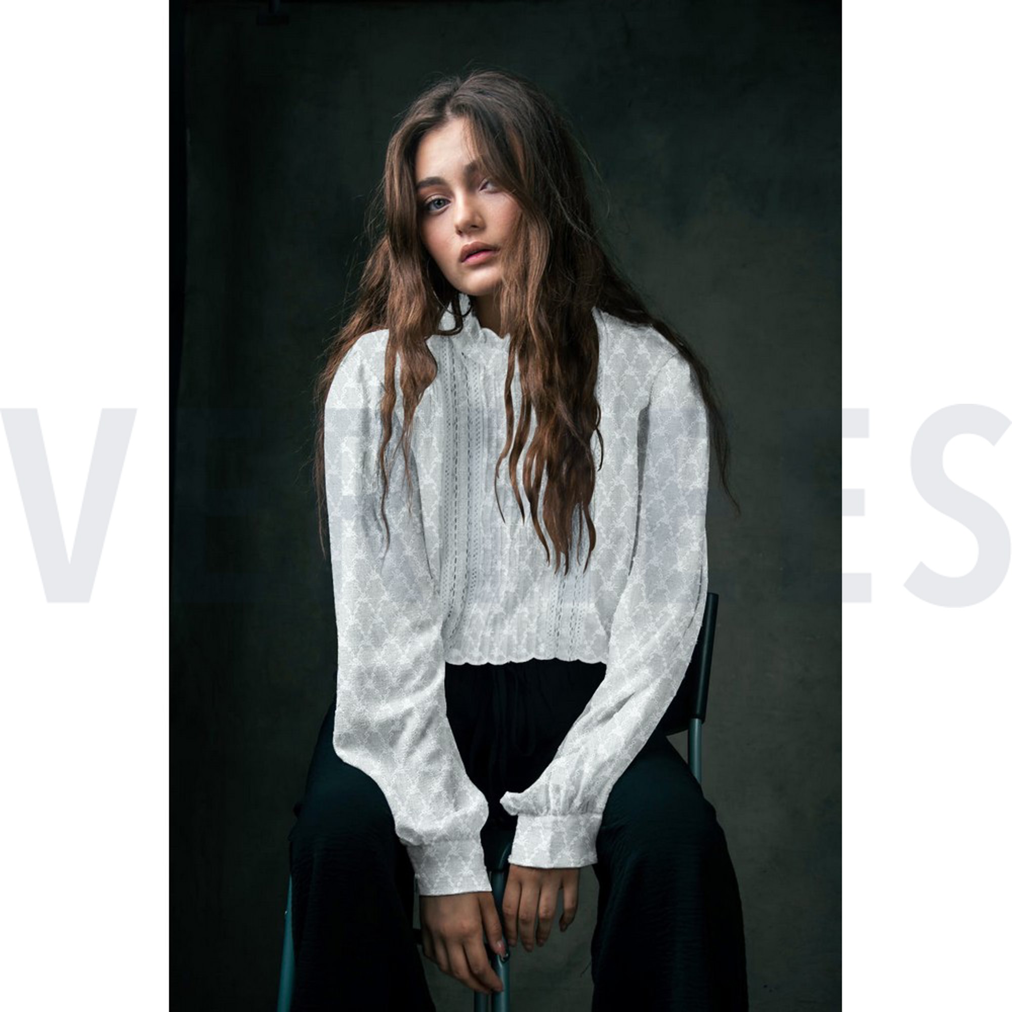 COTTON EMBROIDERY 2-SIDE SCALLOP WHITE (high resolution) #7